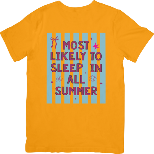 Sleep in All Summer