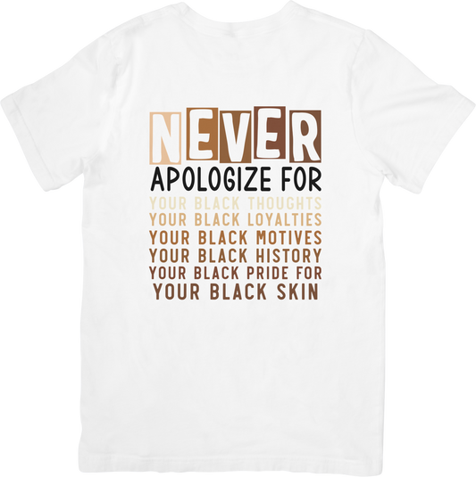 Never Apologize