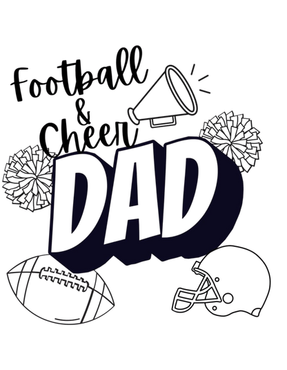 Football and Cheer Dad
