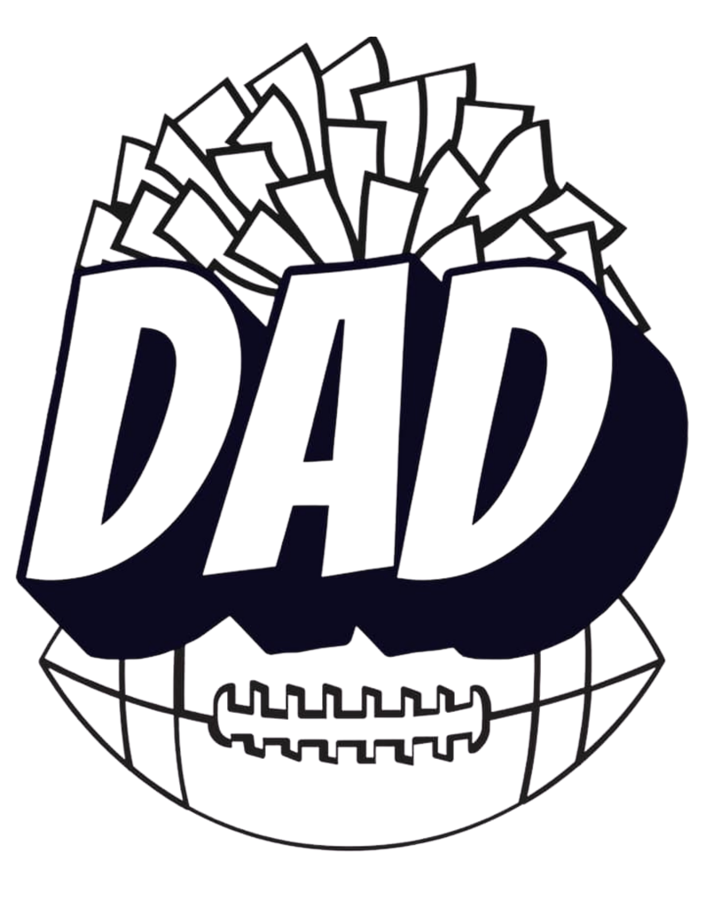 Football and Cheer Dad