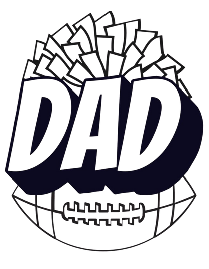 Football and Cheer Dad
