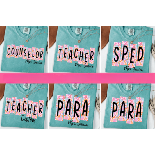CUSTOM Educator Titles