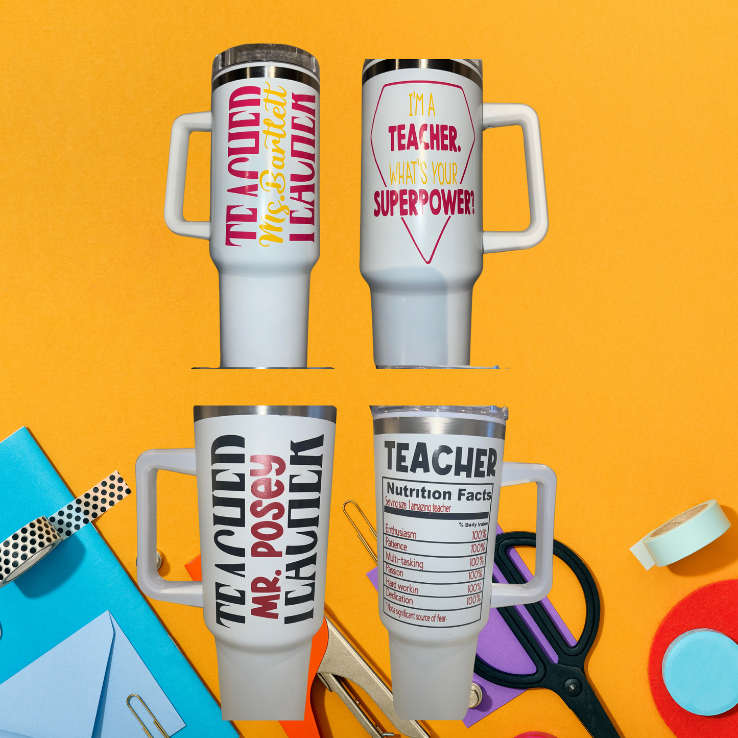 CUSTOM Educator Cups