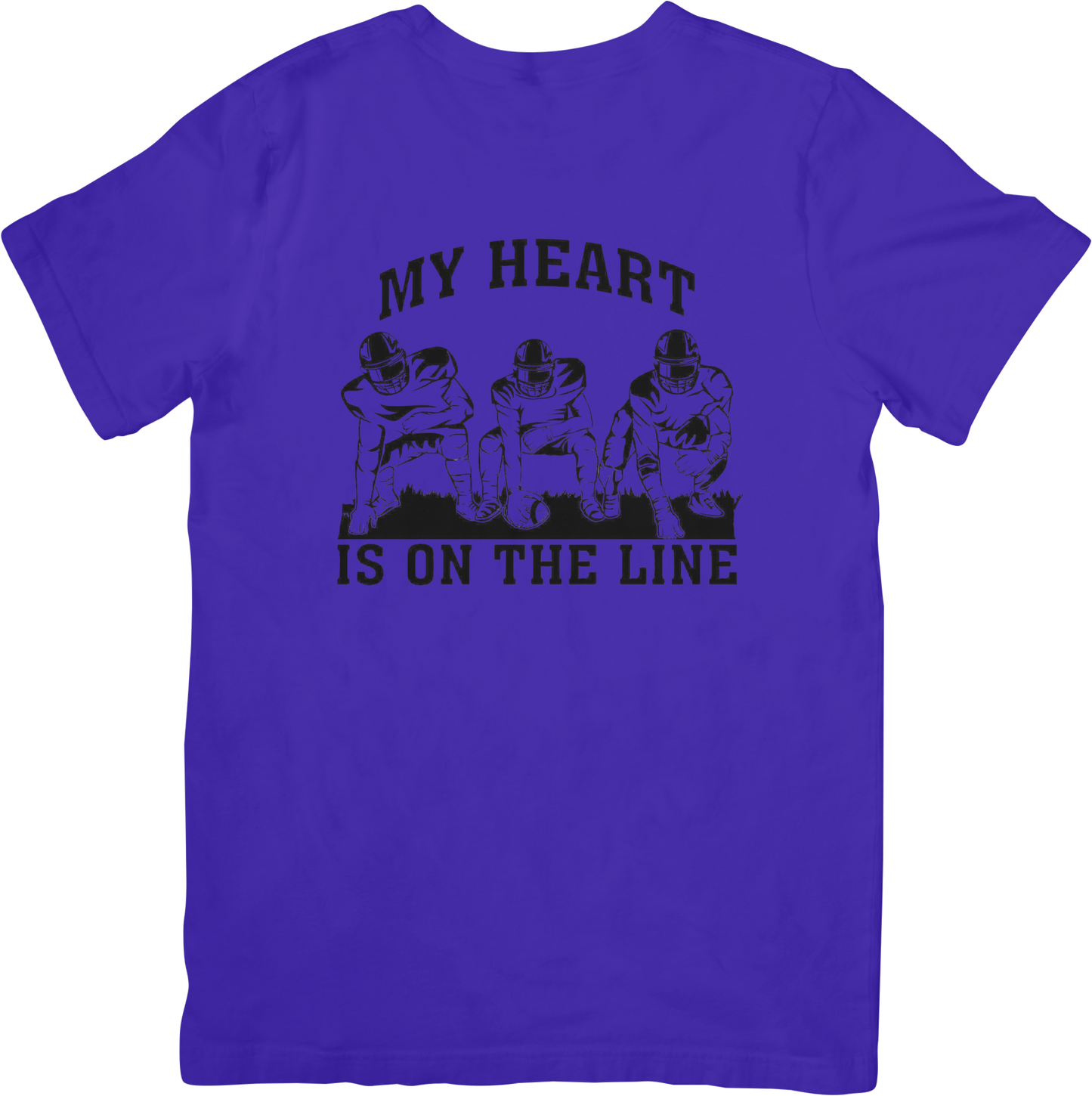 My heart is on the line