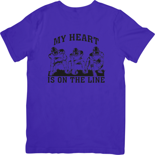 My heart is on the line